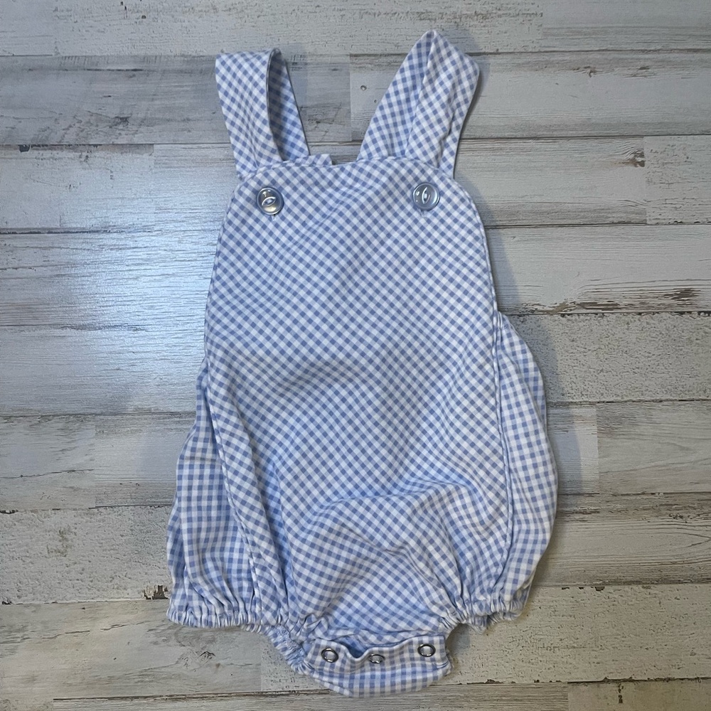 Serendipity by Shrimp & Grits Cross Back Bubble Romper Size 6 Months